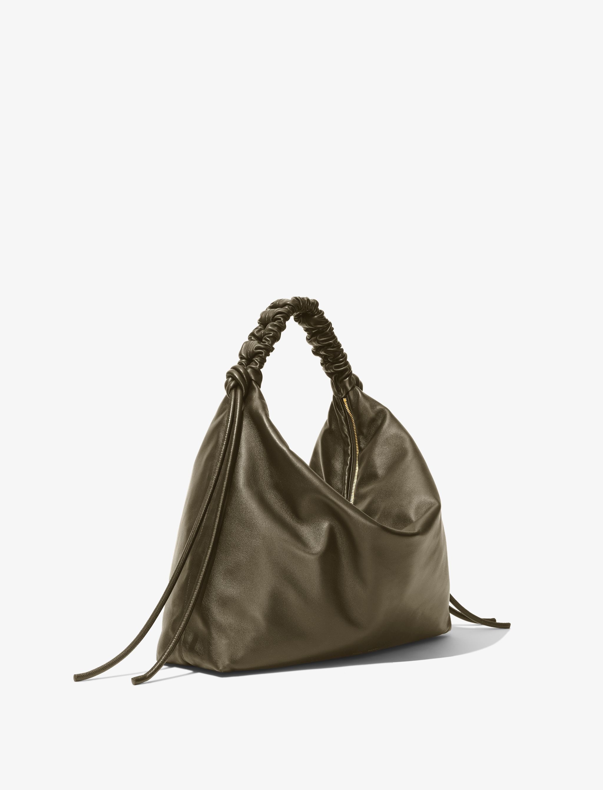 Large Drawstring Shoulder Bag - 2