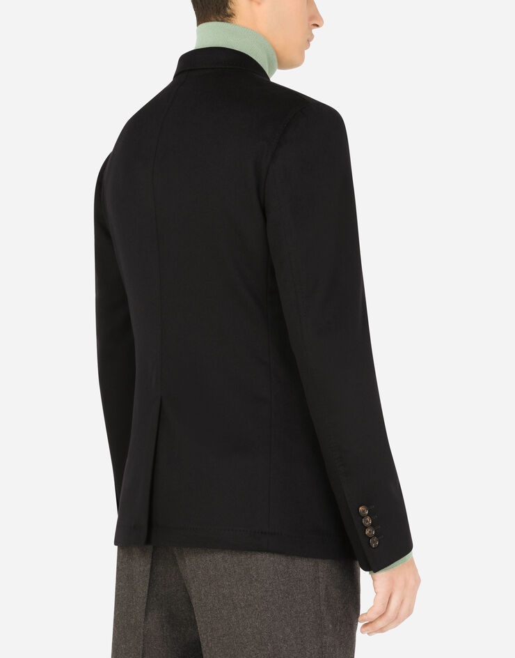 Deconstructed double-breasted cashmere jacket - 5