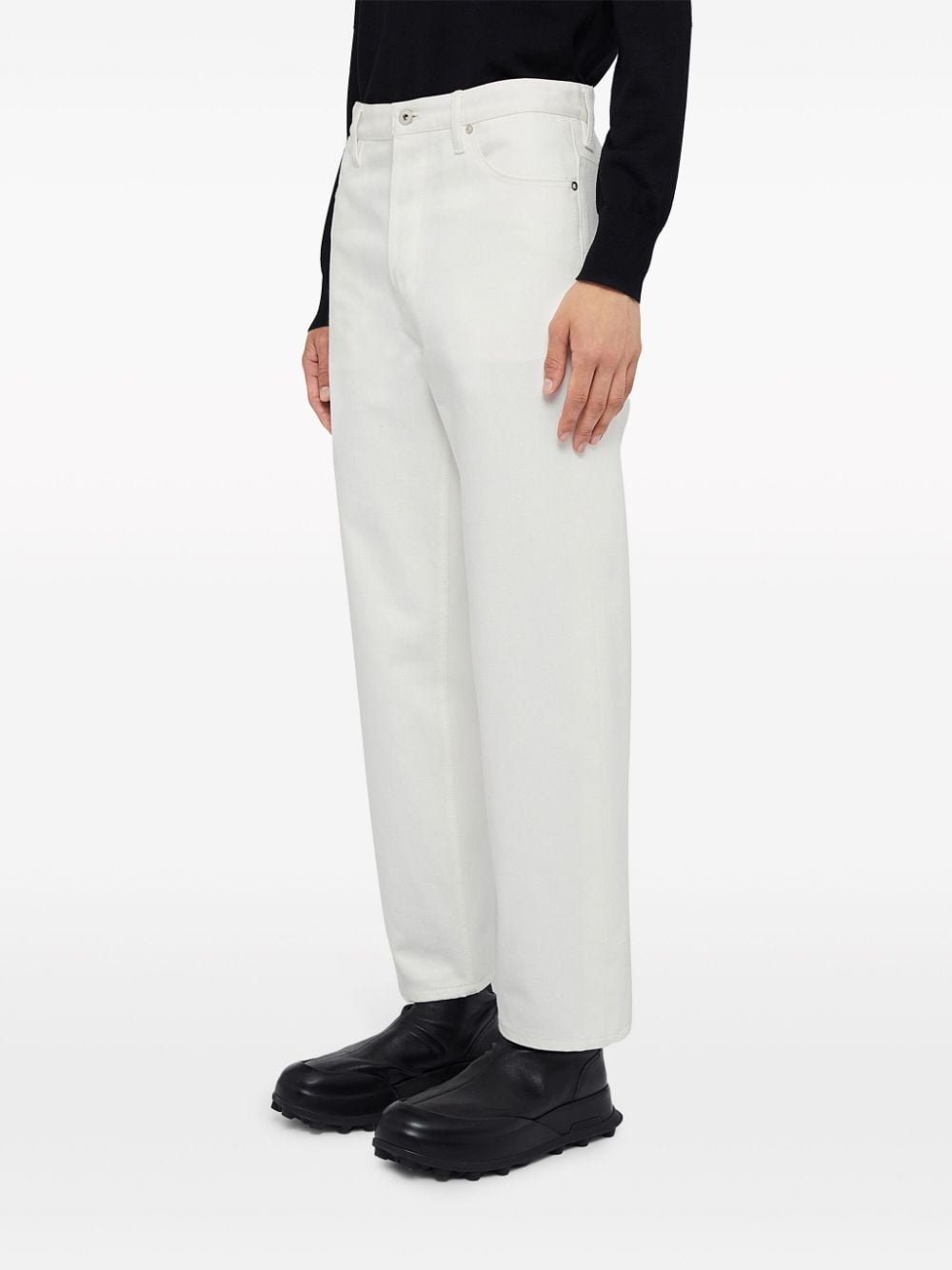 mid-rise straight-leg jeans - 2