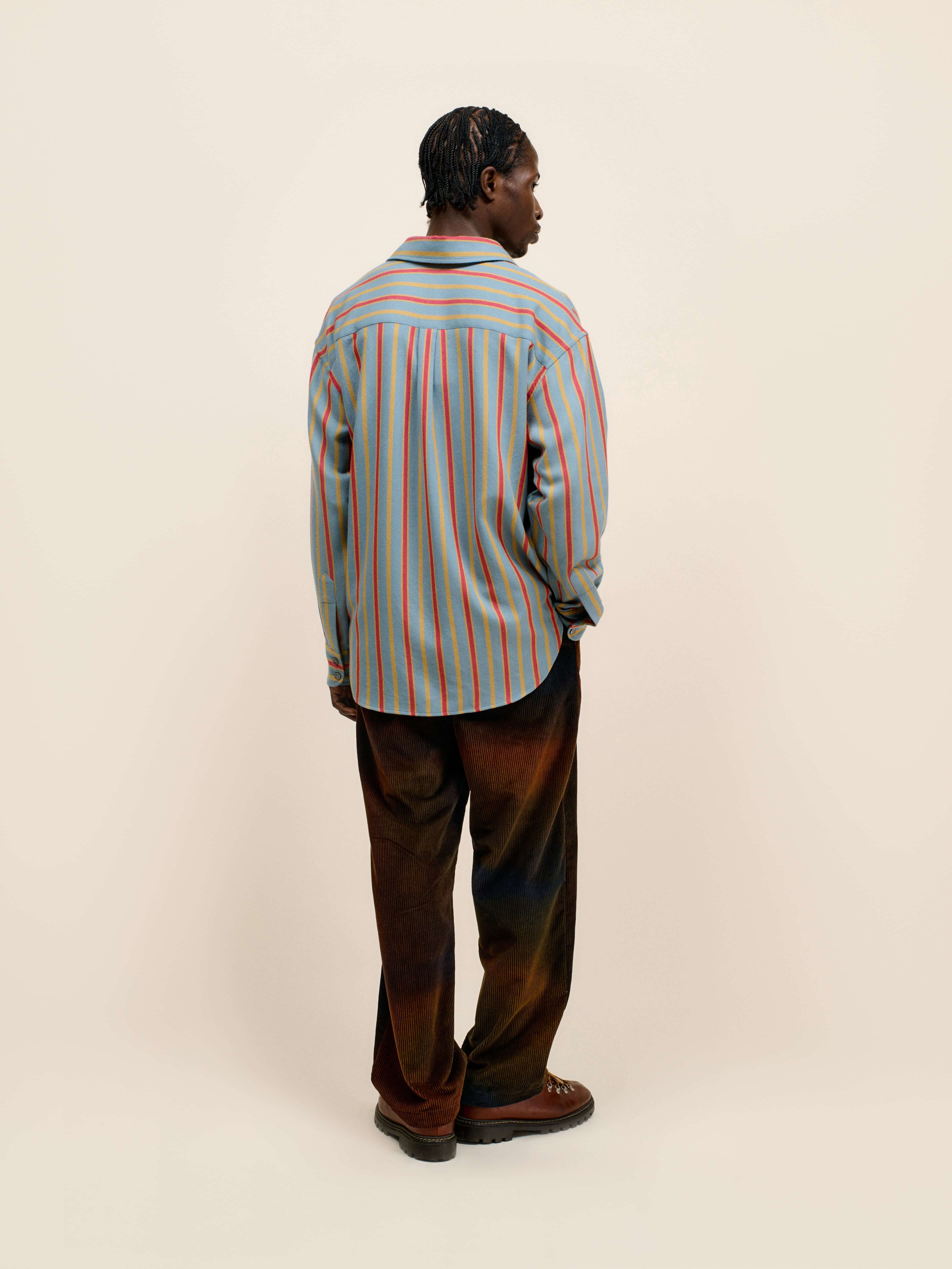 PASHMINA STRIPE POCKET SHIRT - 3