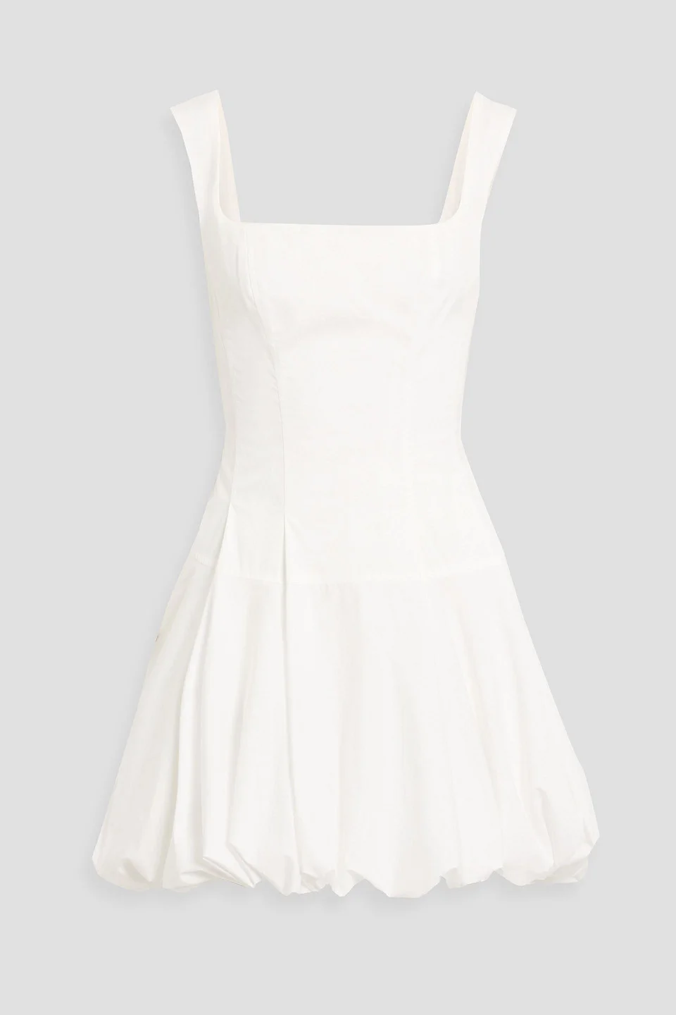 Juni cotton-blend poplin mini dress - 1