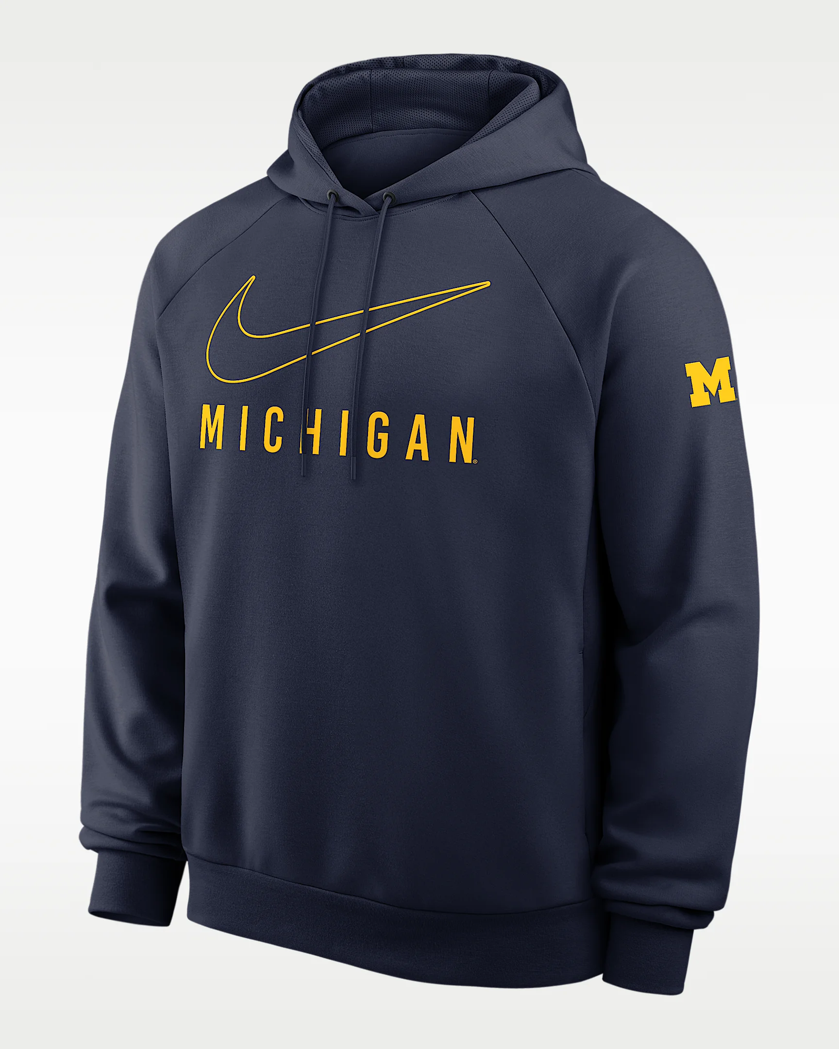 Michigan Premium Performance Men's Nike Dri-FIT College Pullover Hoodie - 1