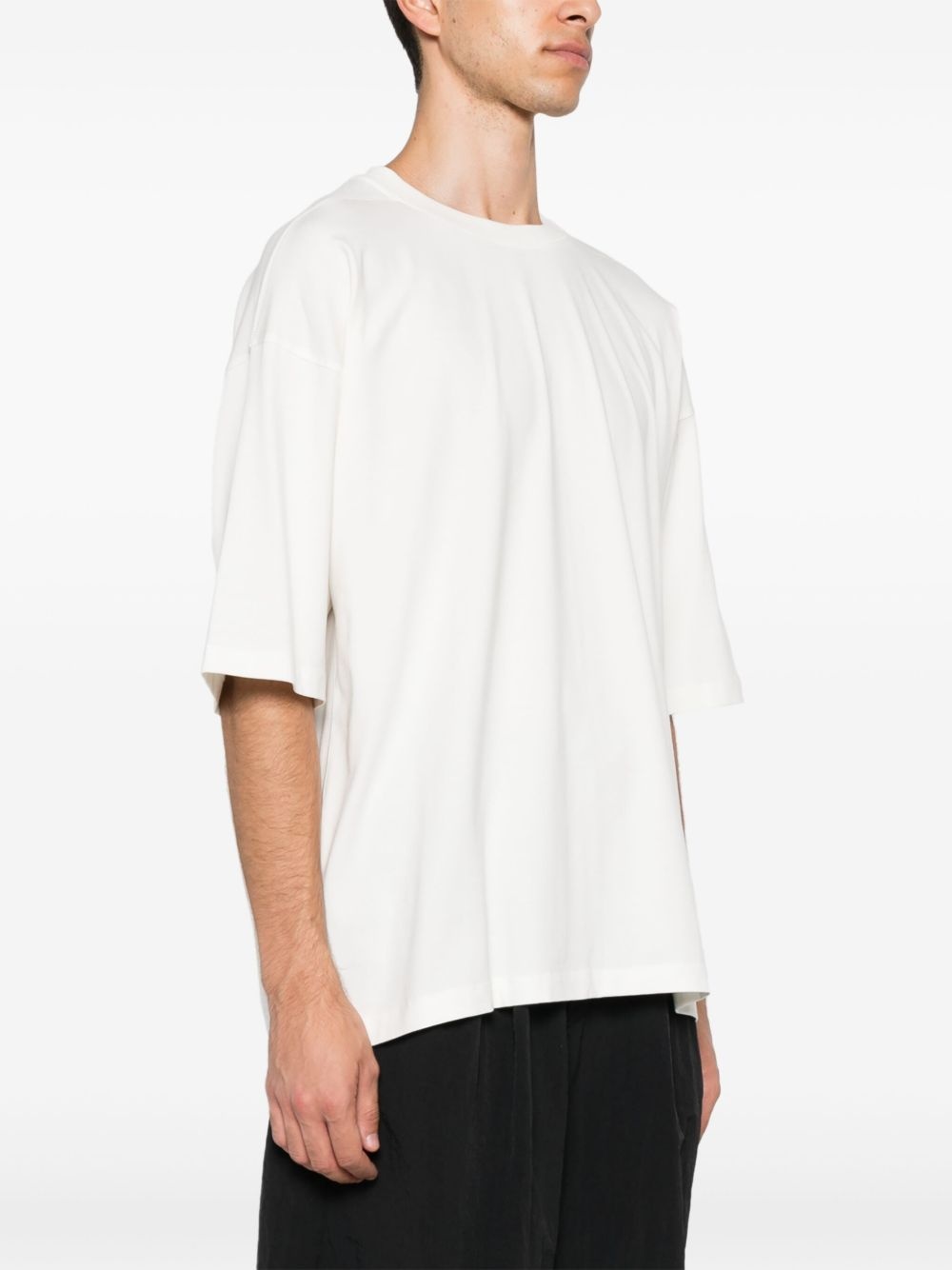 embroidered-motif T-shirt - 3