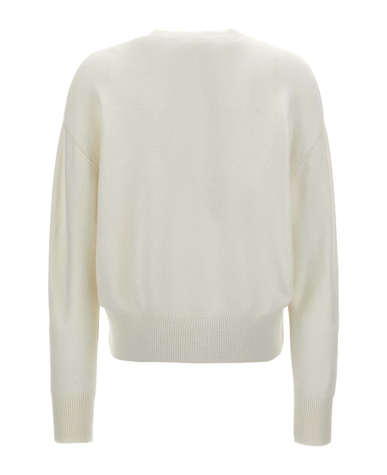 Flocked Logo Sweater - 2