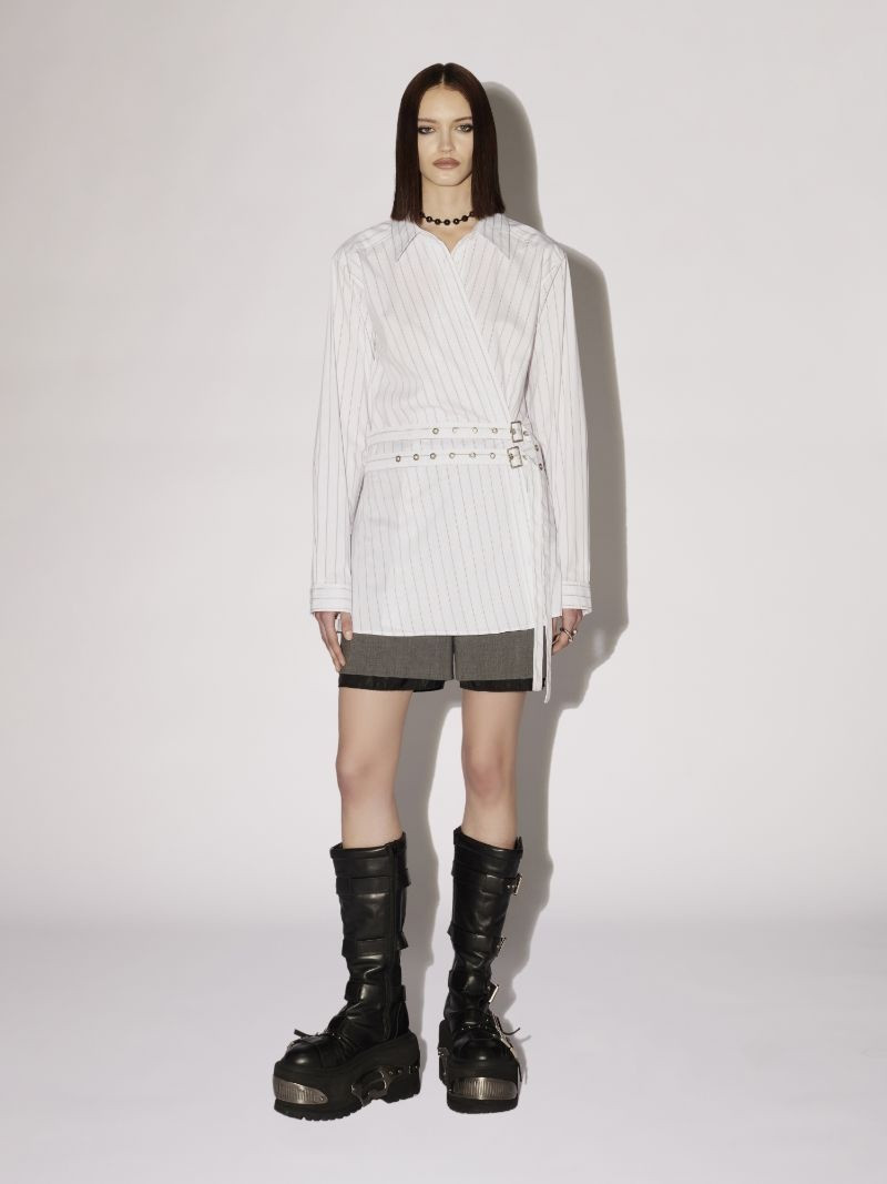 Ambush STRIPED SHIRT DRESS outlook