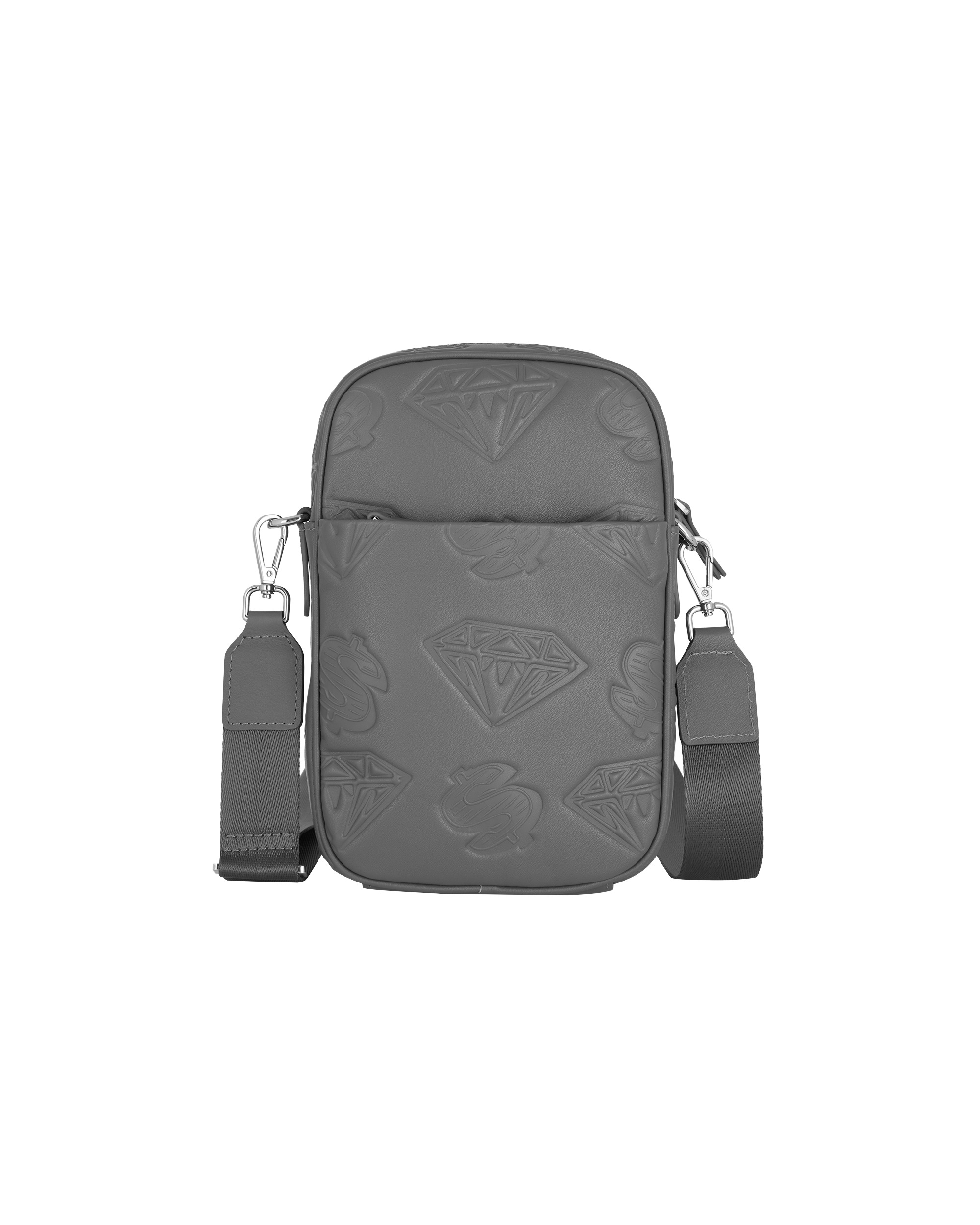DIAMONDS & DOLLARS LEATHER SIDE BAG - 3