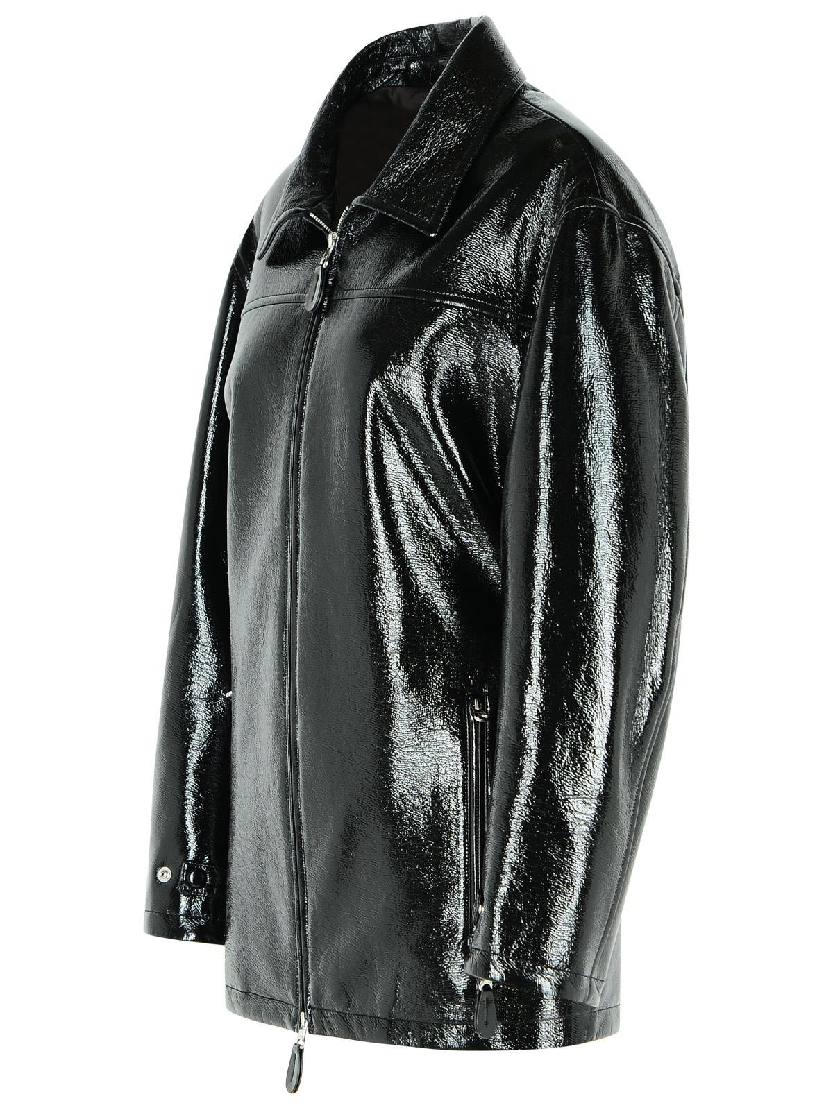 Courreges 'Vinyl' Black Cotton Blend Jacket Women - 2