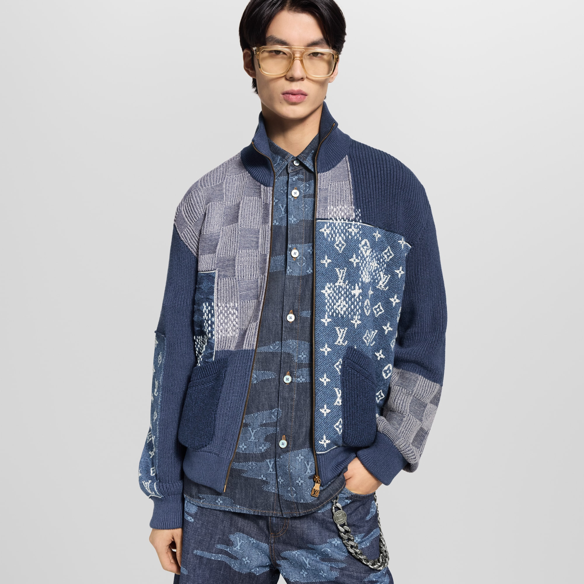 Zip Up Patchwork Tracktop - 2