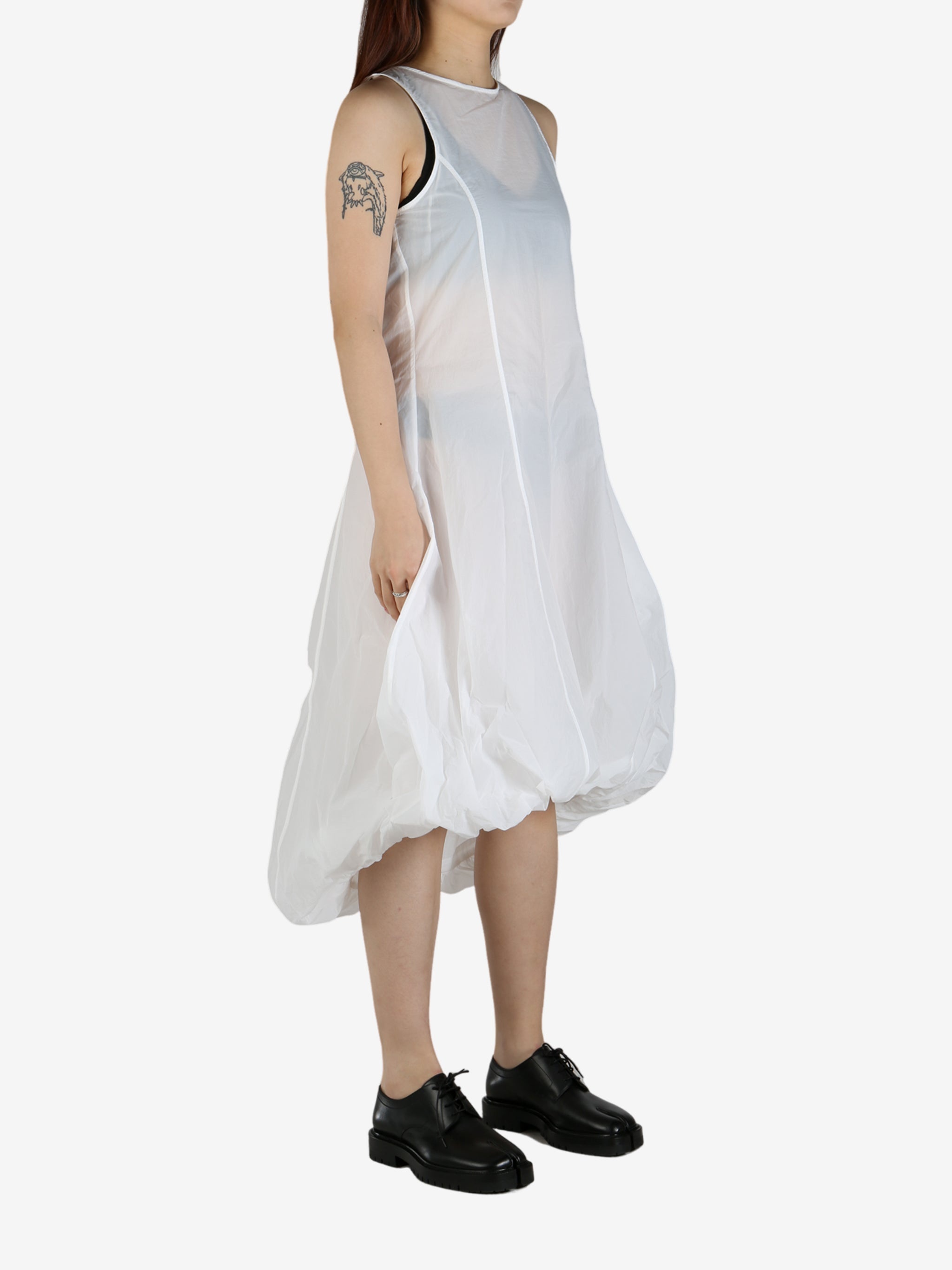AMOMENTO - Women Sheer Volume Dress - 2