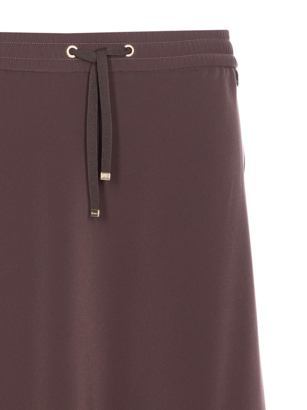 elasticated-waist drawstring skirt - 4