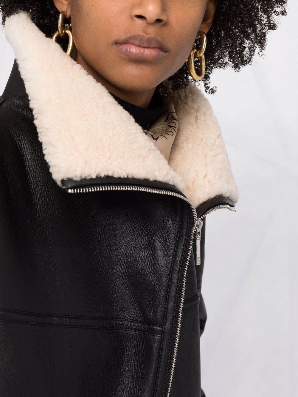 Signature shearling jacket - 3