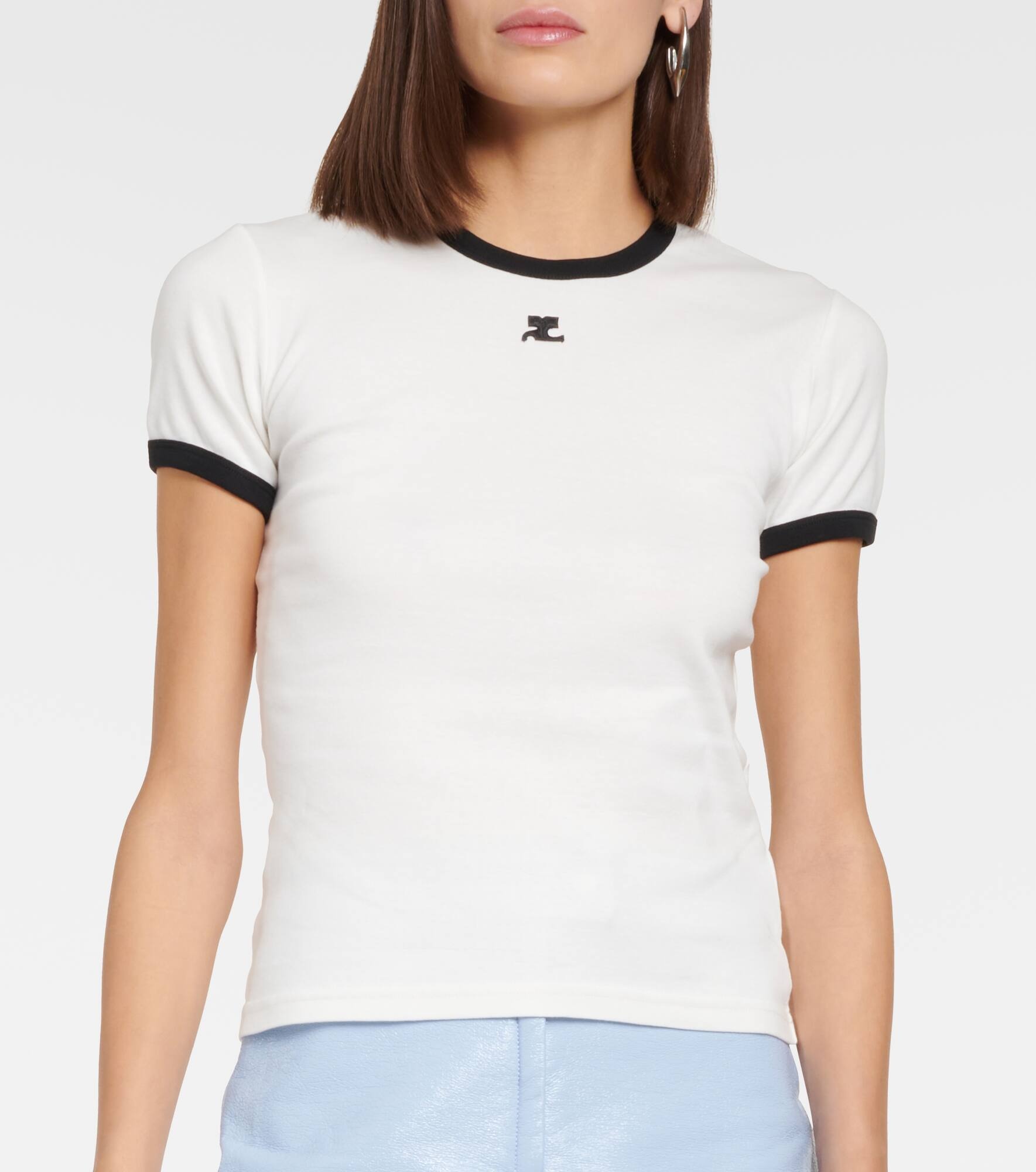 Logo cotton jersey T-shirt - 4