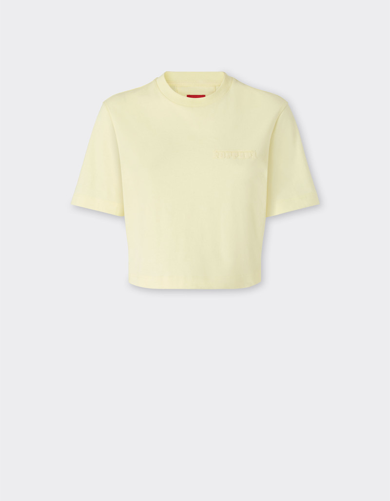 Crop cotton T-shirt 1