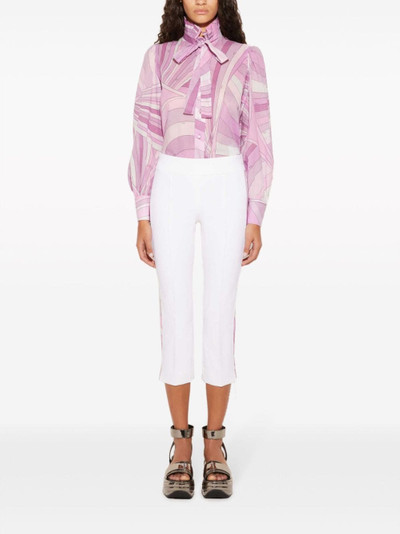 PUCCI Iride-print cropped trousers outlook