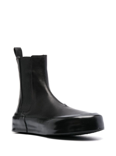 Jil Sander panelled leather ankle boots outlook