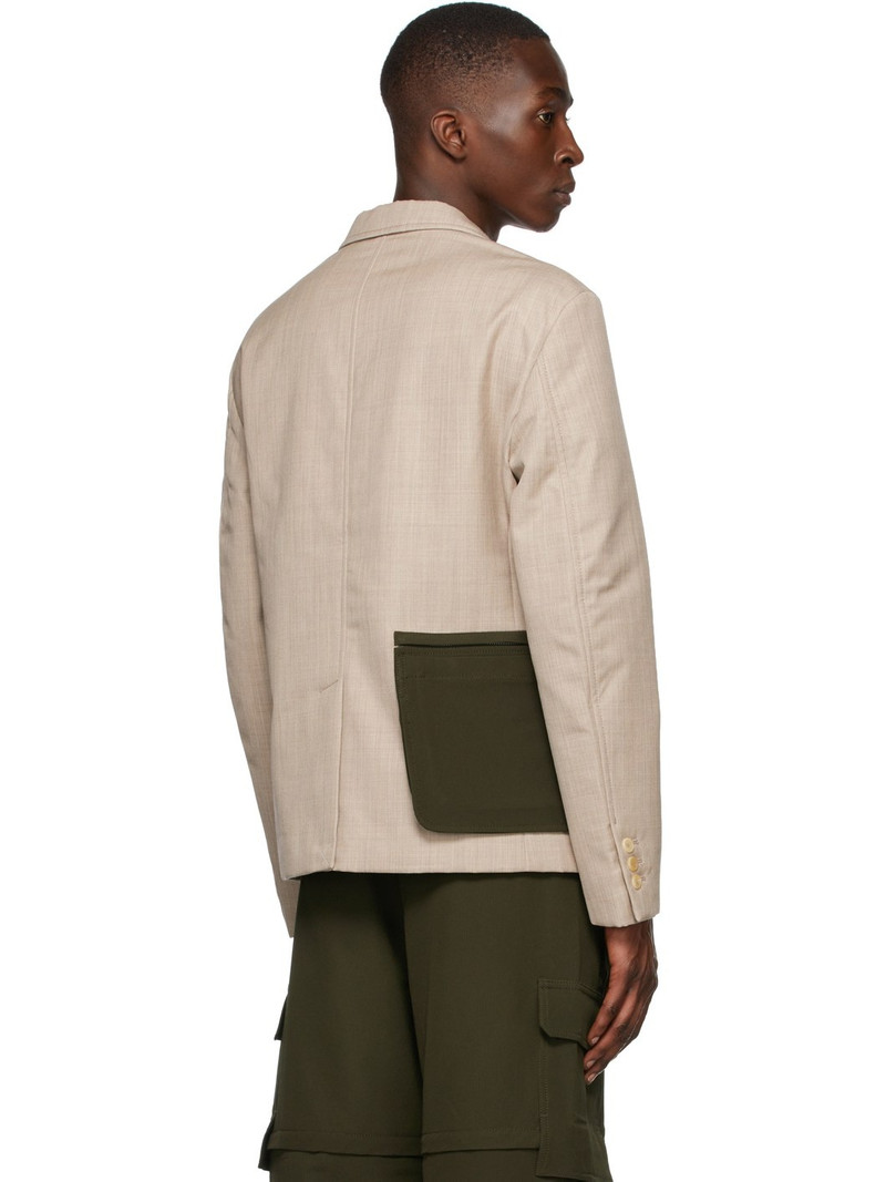 Beige La Montagne 'La Veste Mouri' Blazer 3
