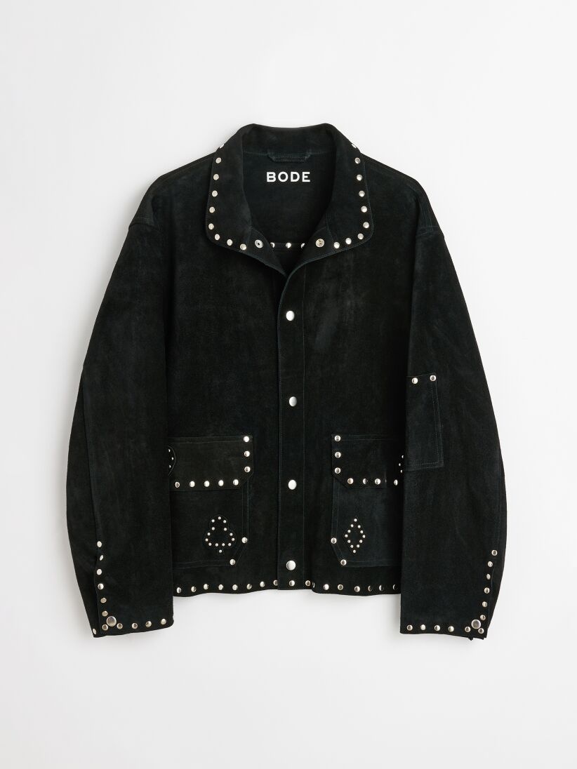 BODE DECK OF CARDS STUDDED JACKET BLACK - 1