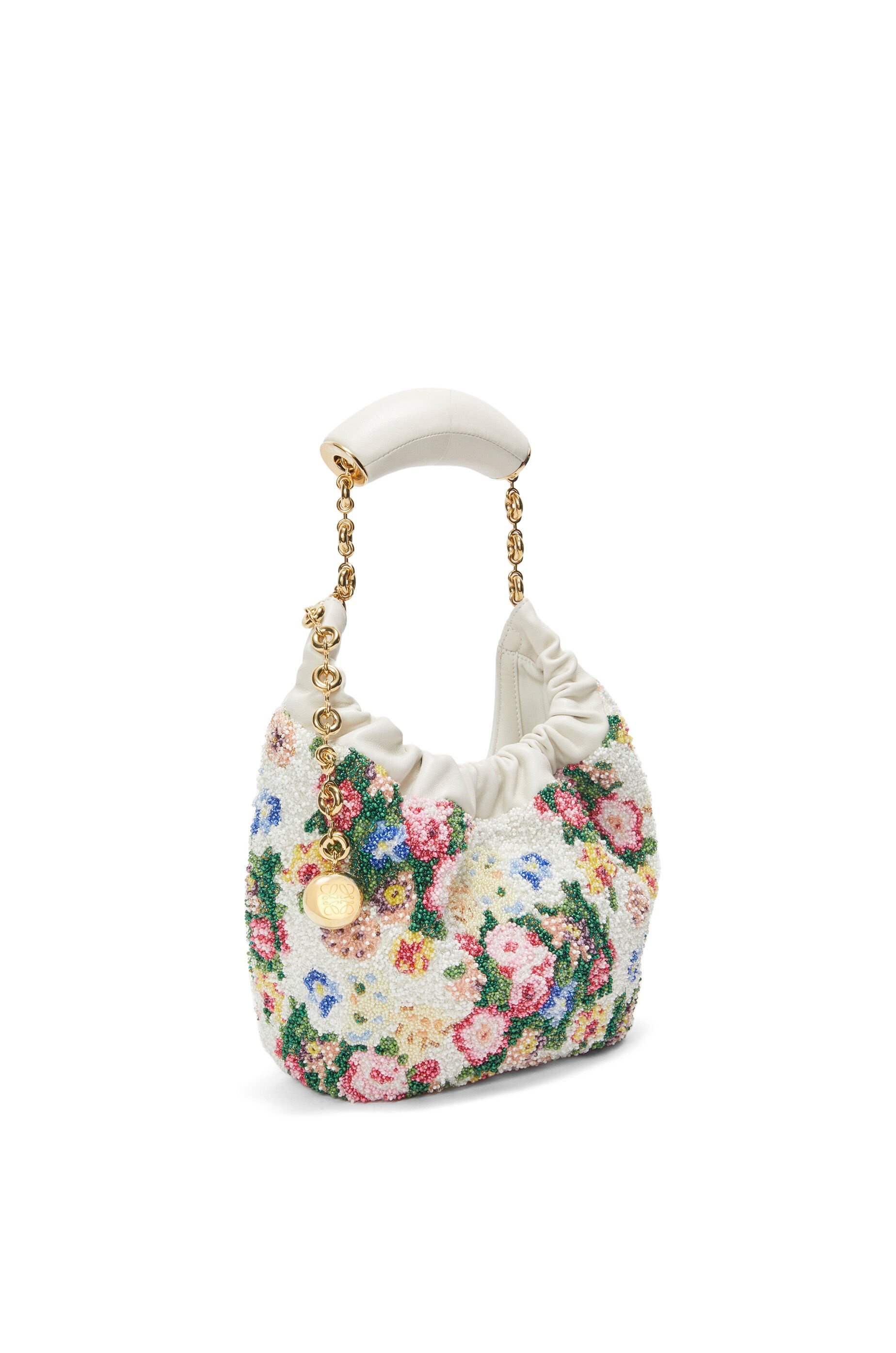 Mini Squeeze bag in beaded leather - 5