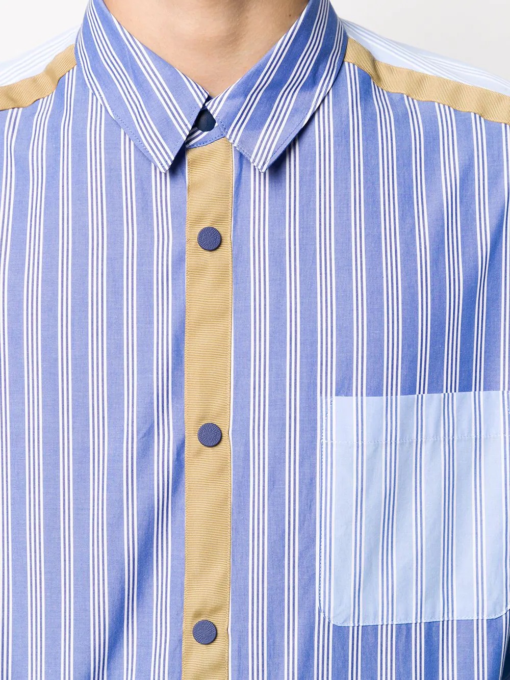 striped tassel-detail shirt - 5