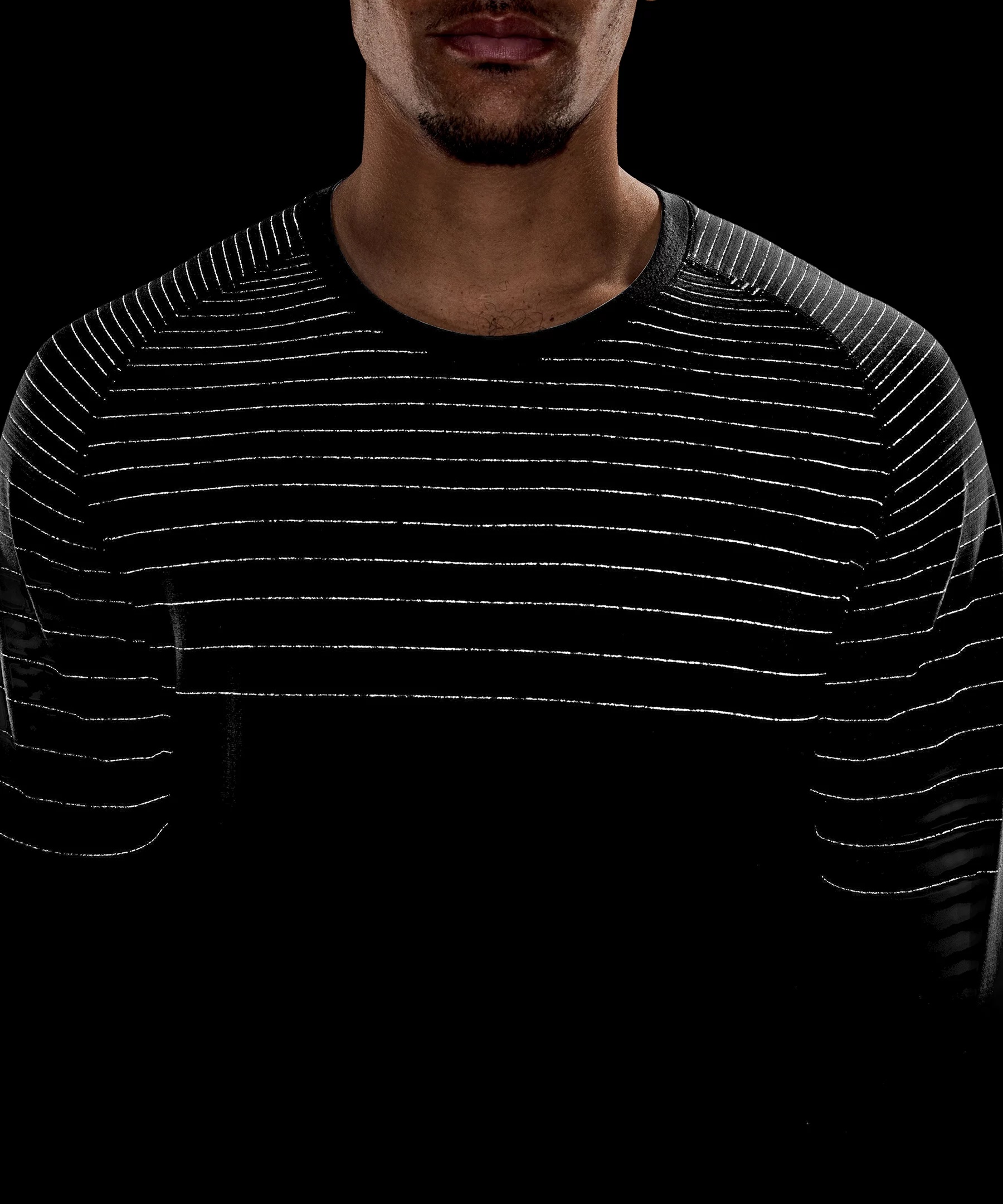 Metal Vent Tech Long-Sleeve Shirt *Glow Stripe - 6