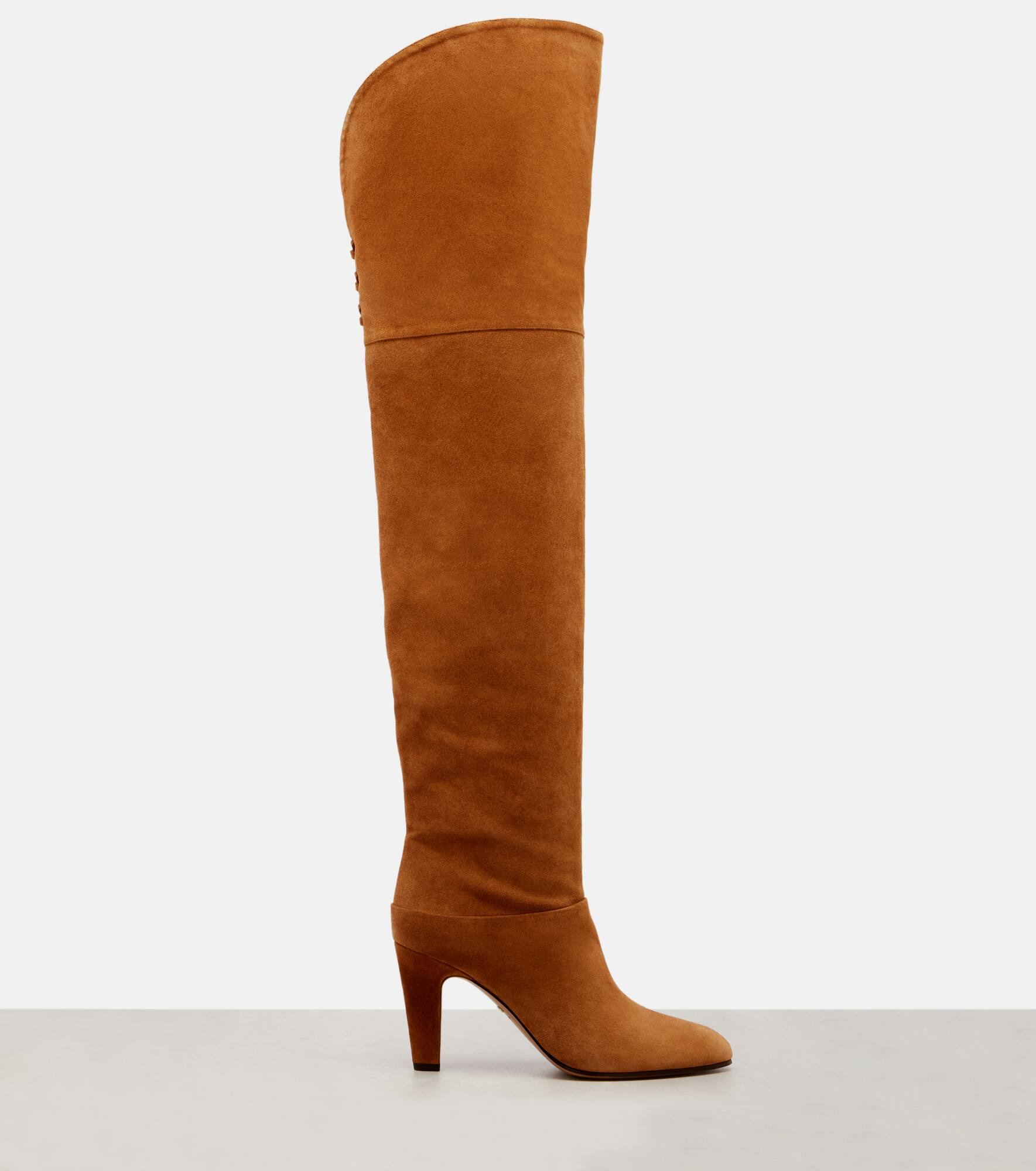 Eve 85 embellished suede over-the-knee boots - 4