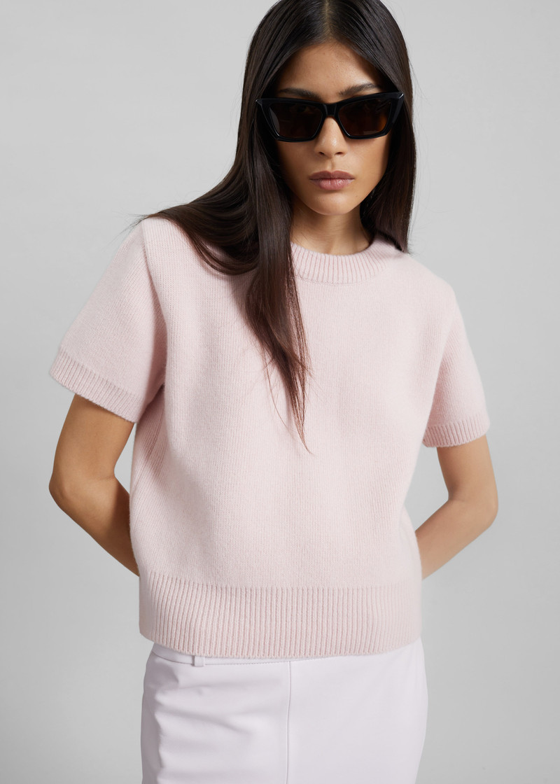 Sona Wool Knit Top - Pink 6
