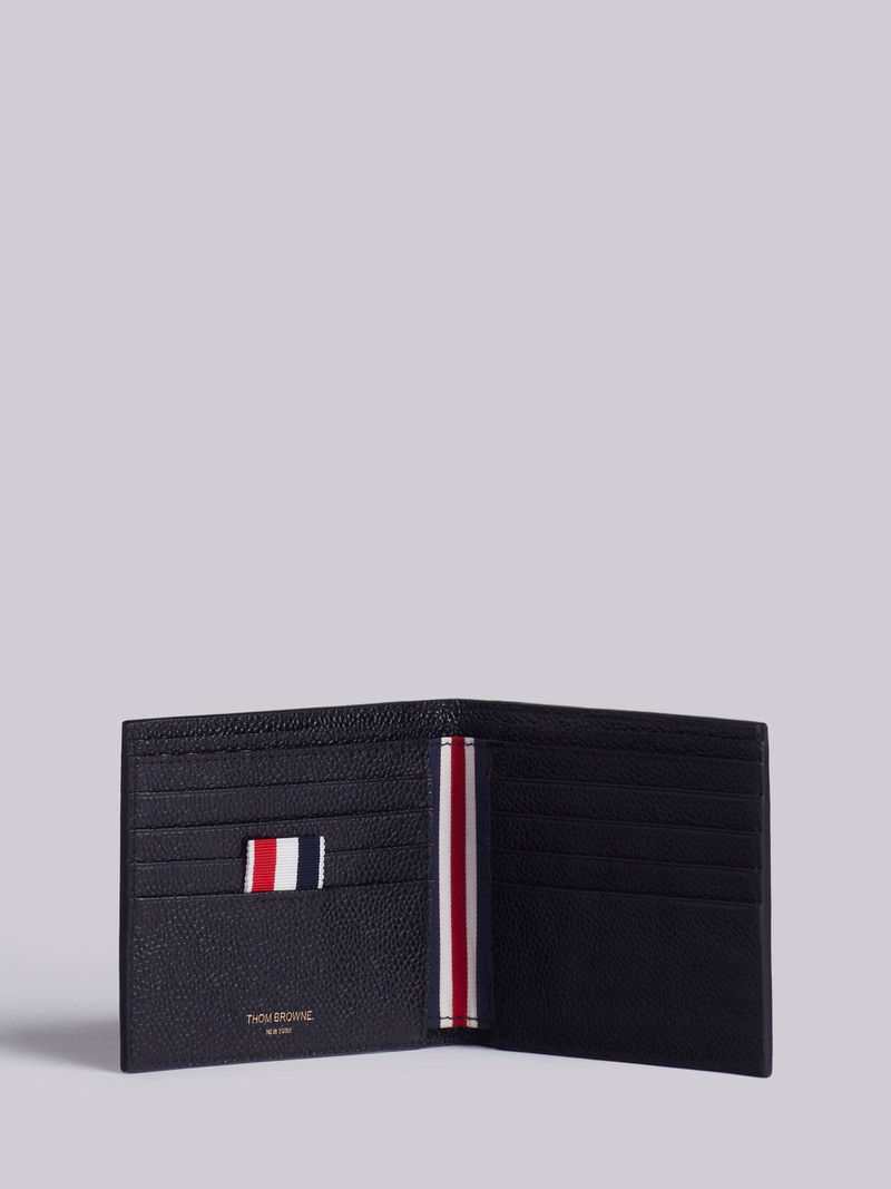 Thom Browne Billfold In Pebble Grain outlook