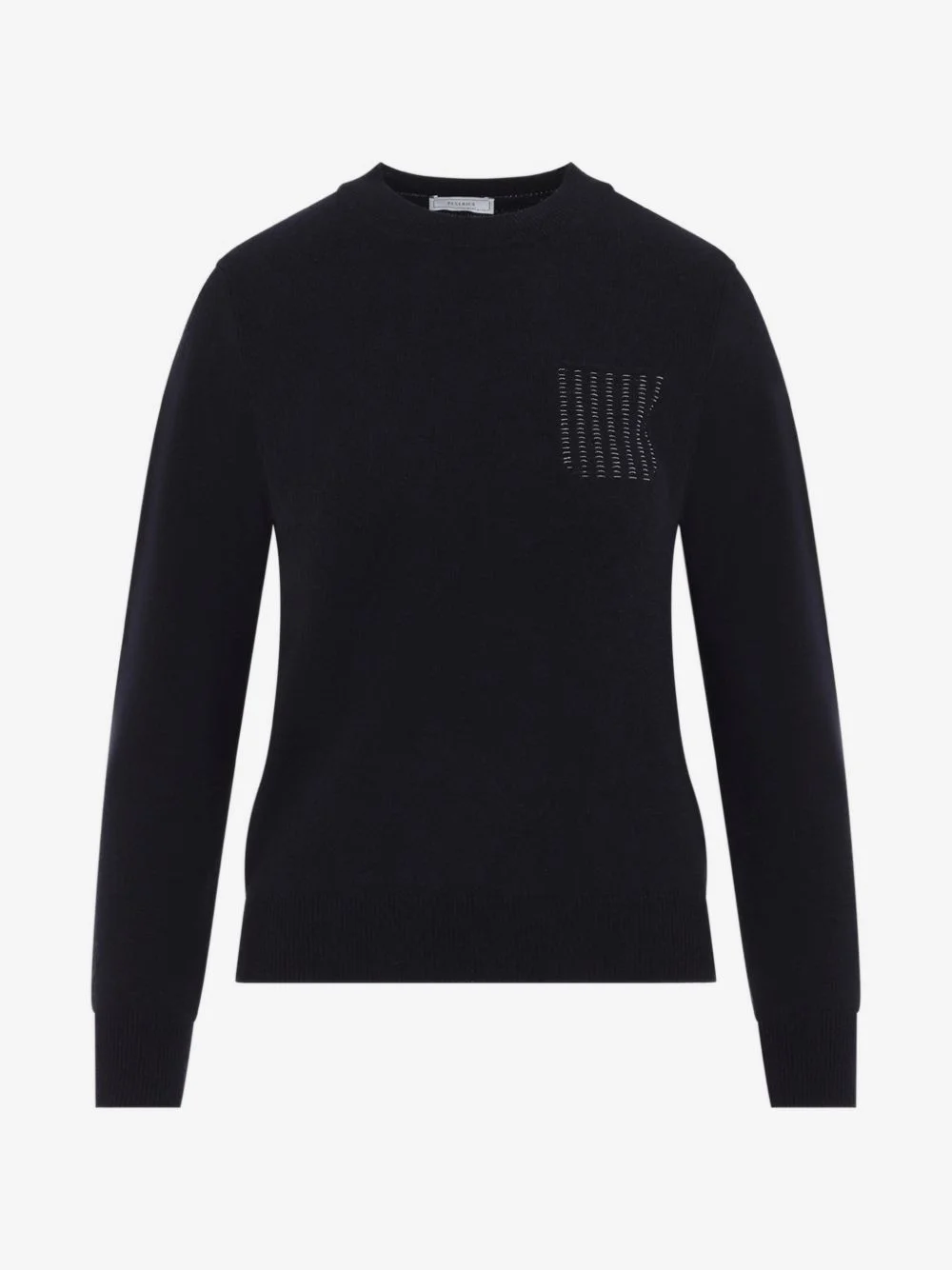 bead-embellished wool sweater - 1
