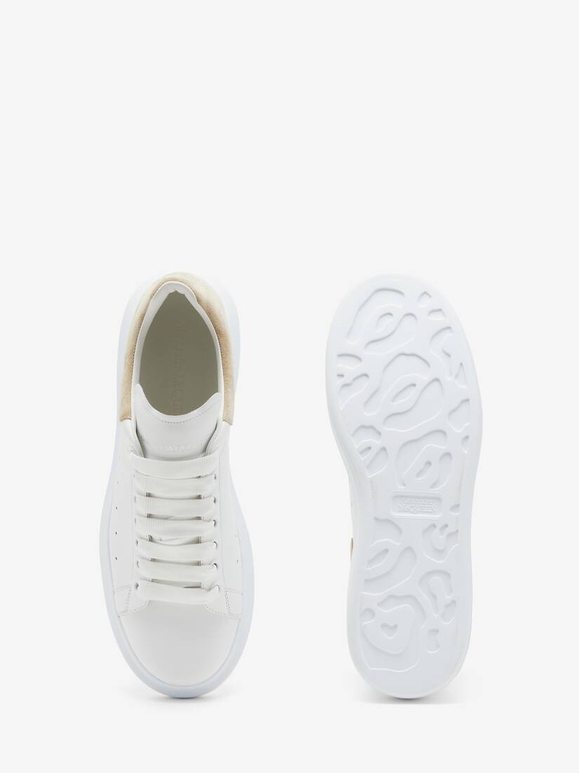 Men's Oversized Sneaker in White/beige - 4