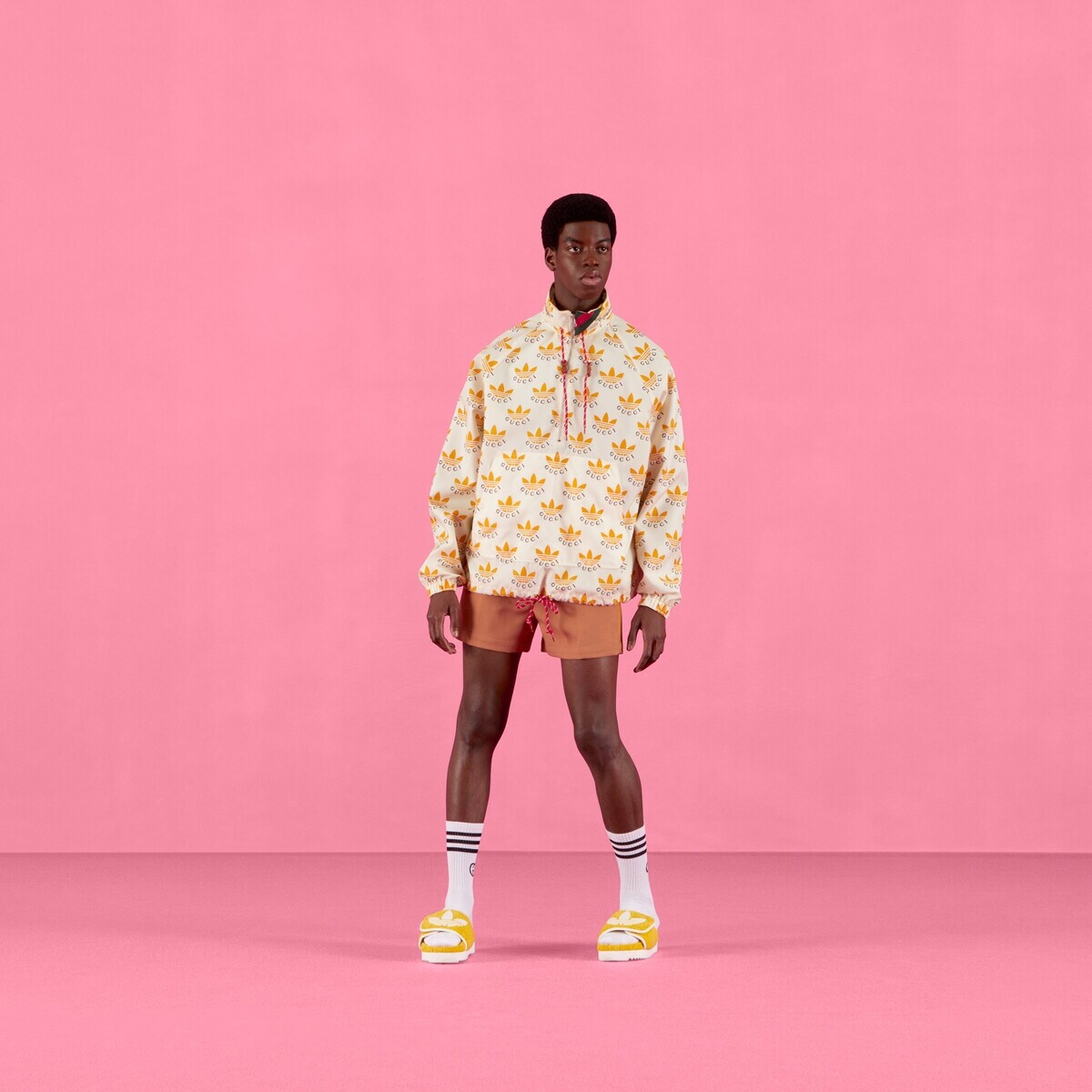 adidas x Gucci Trefoil print jacket - 2