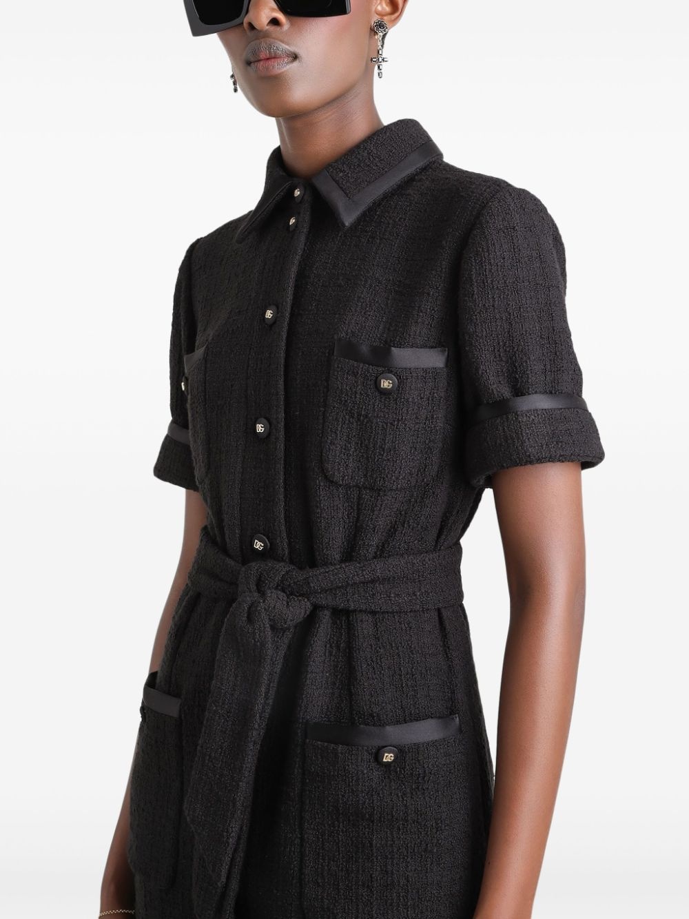 belted shirtdress - 4