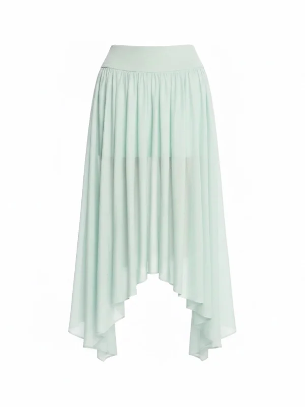 Wave Midi Skirt in Seaglass - 1