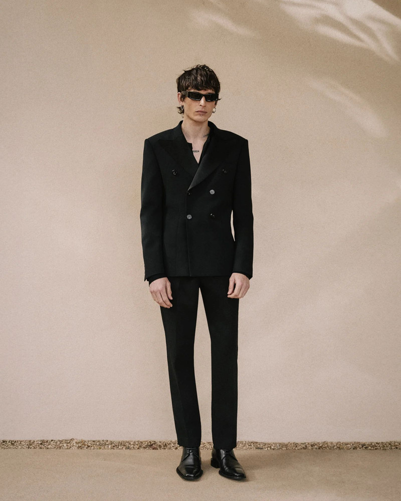 MASON TAILORED JACKET BLACK WOOL 4