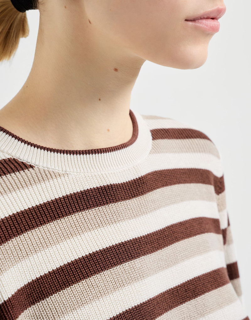 Cotton striped sweater 4