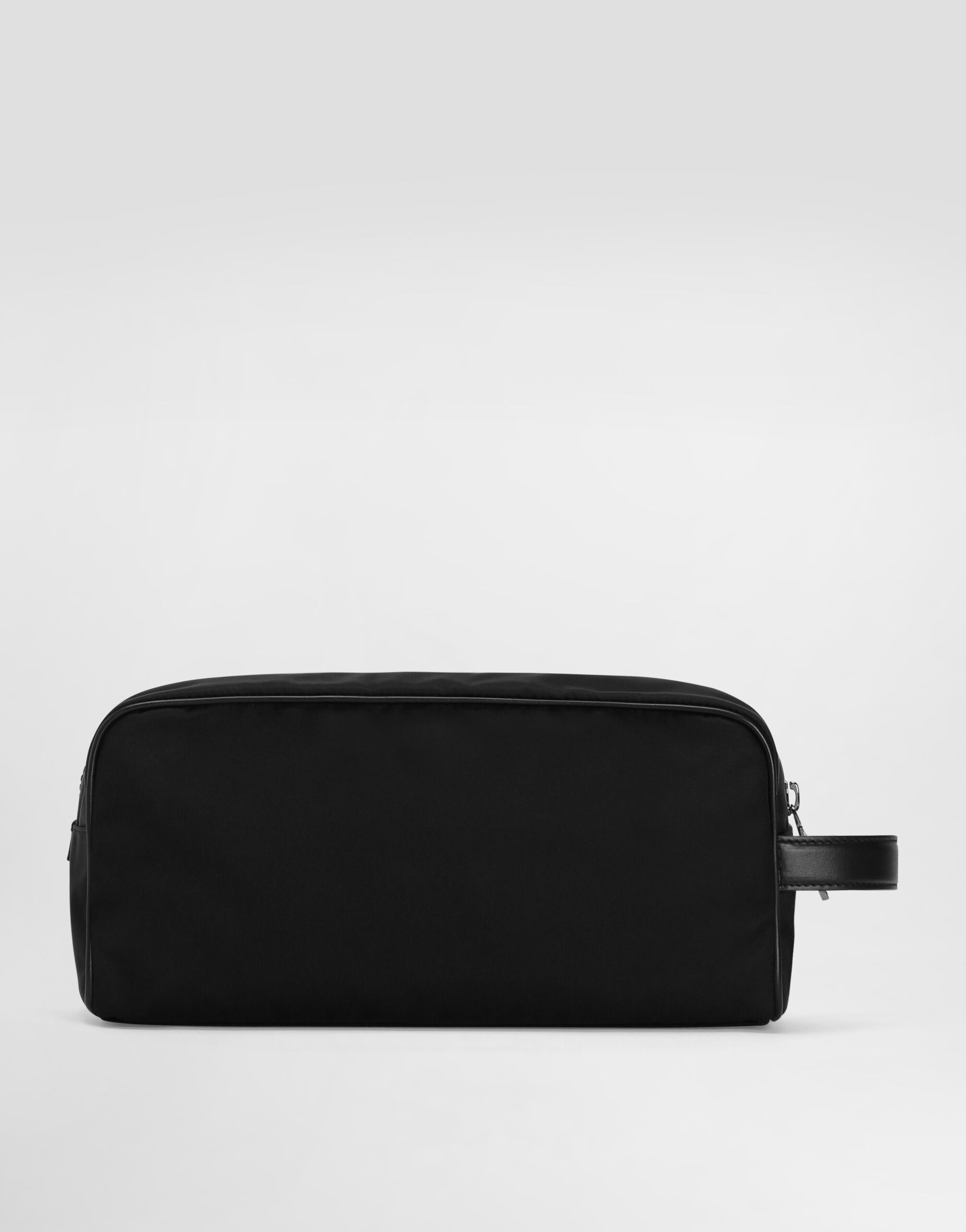 Nylon toiletry bag with rubberized logo - 3
