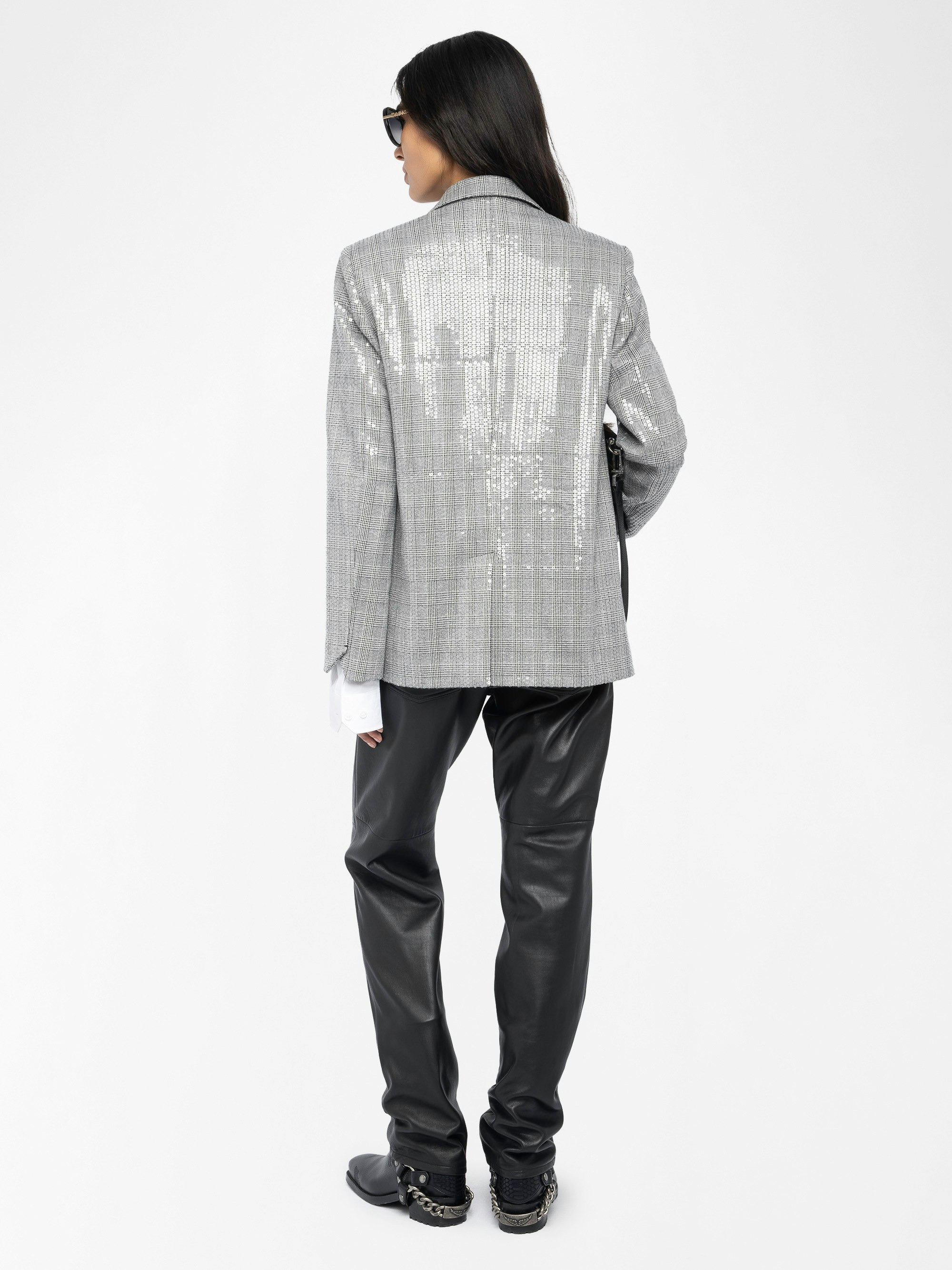 Vanille Sequin Blazer - 3