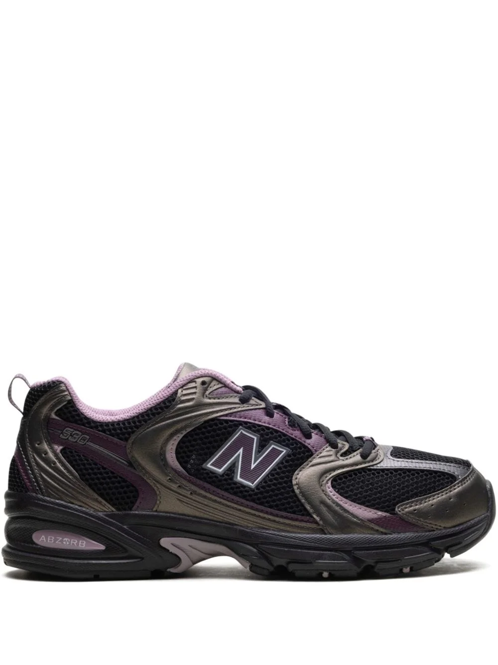 530 "Black/Black Metallic/Plum Brown" sneakers - 1