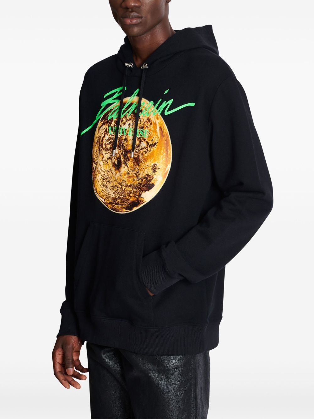 Universe & Planet-print hoodie - 5