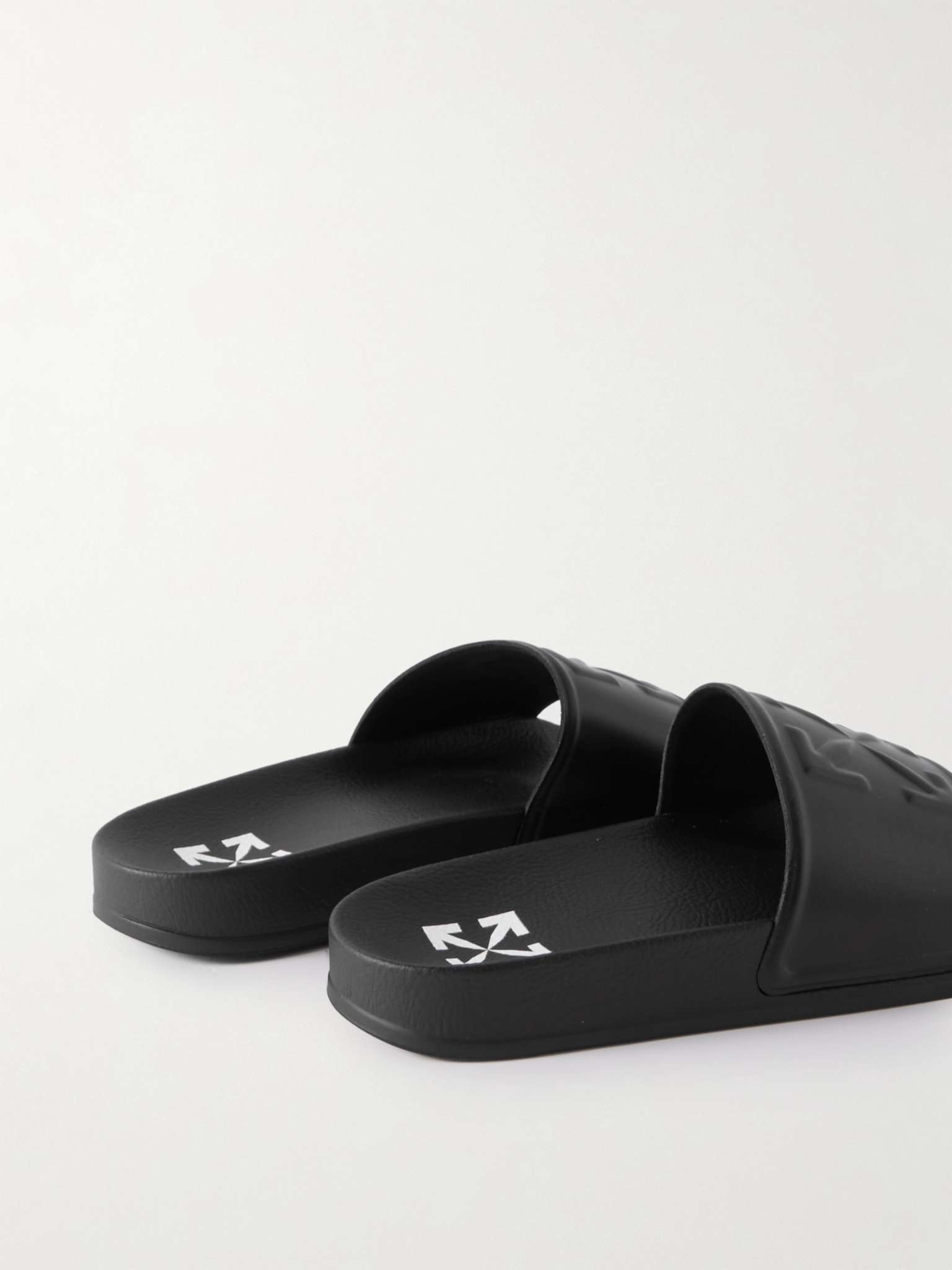 Logo-Print Rubber Slides - 5