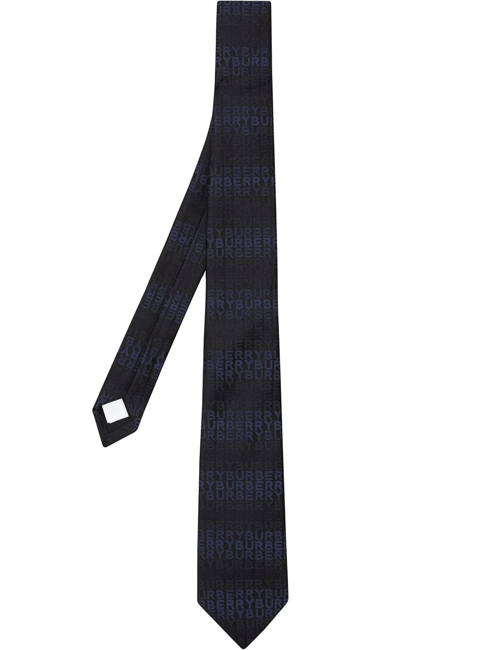 logo jacquard tie - 1