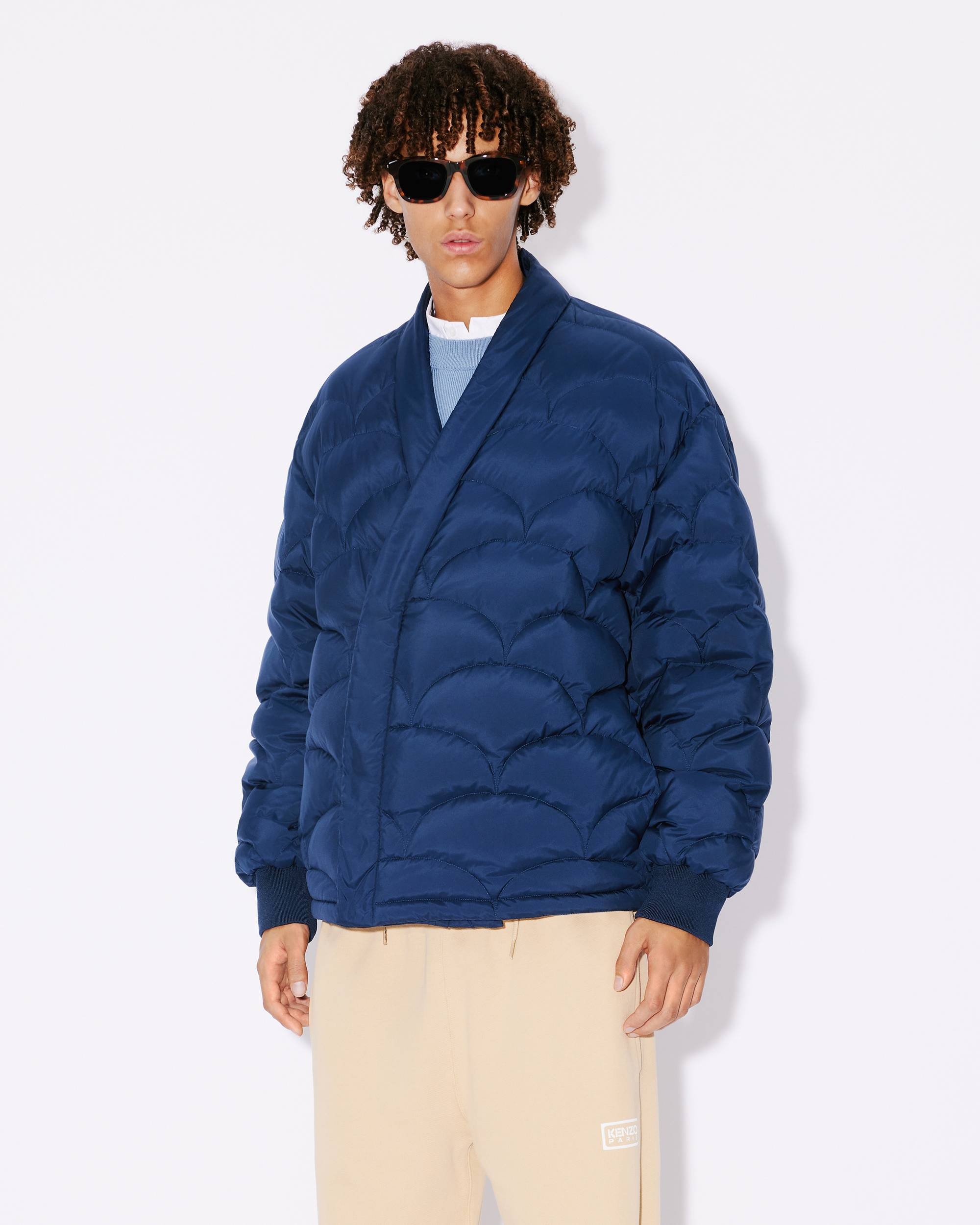 'KENZO Seigaiha' kimono padded coat - 3