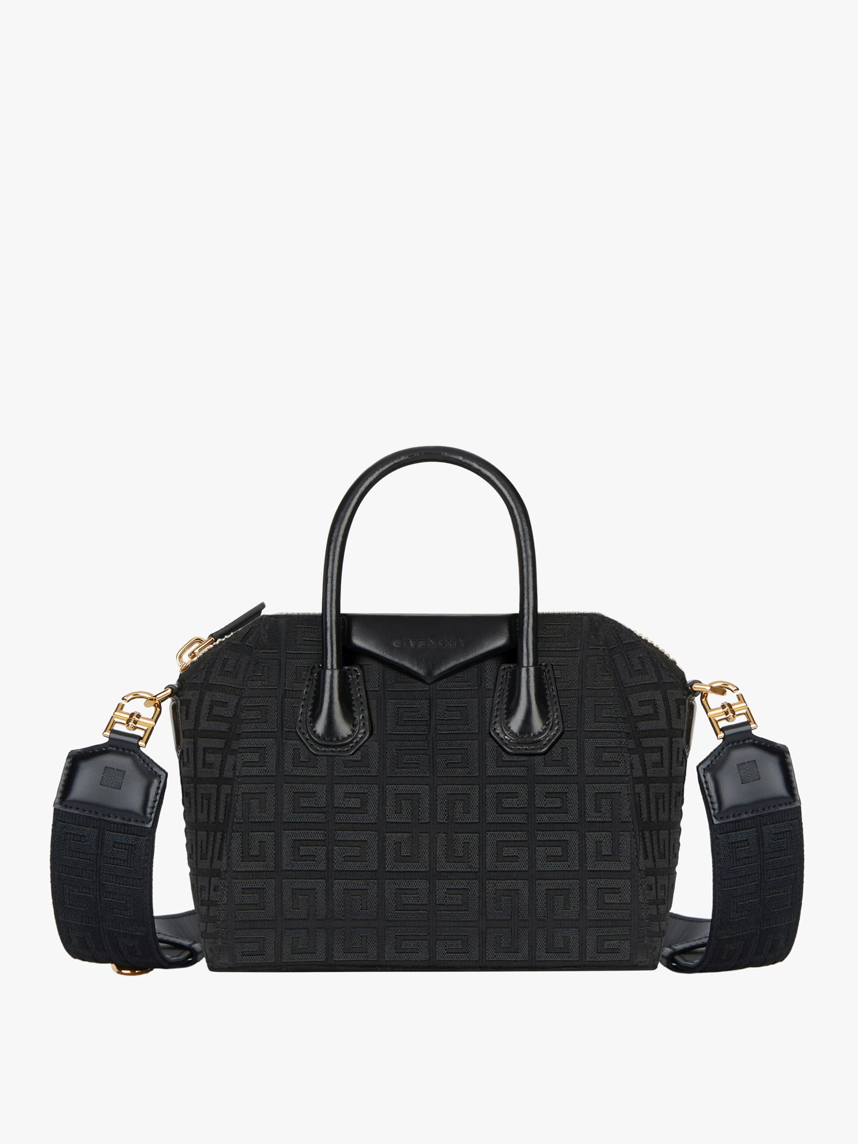 SMALL ANTIGONA BAG IN 4G EMBROIDERED CANVAS - 1
