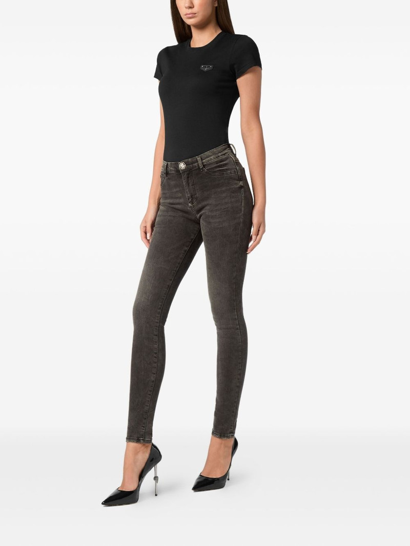 PHILIPP PLEIN high-waisted skinny jeans outlook