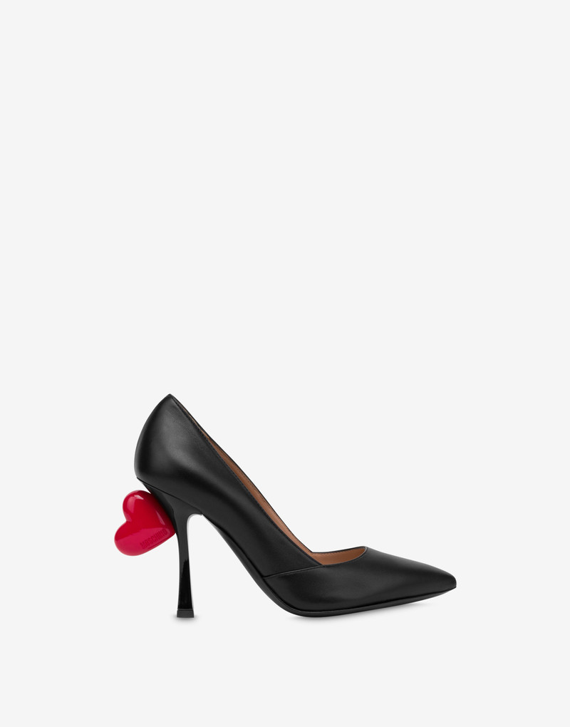 SWEET HEART NAPPA LEATHER PUMPS 2