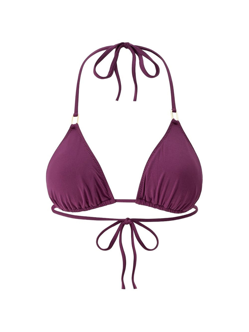ring-detail triangle bikini top 1