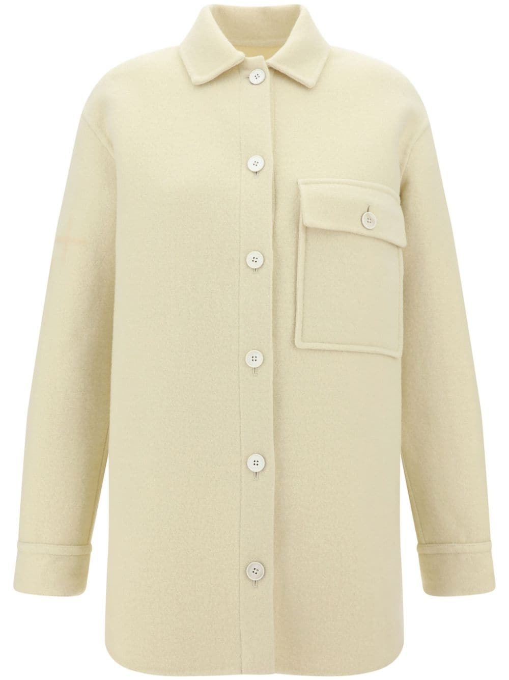 logo-jacquard jacket - 1