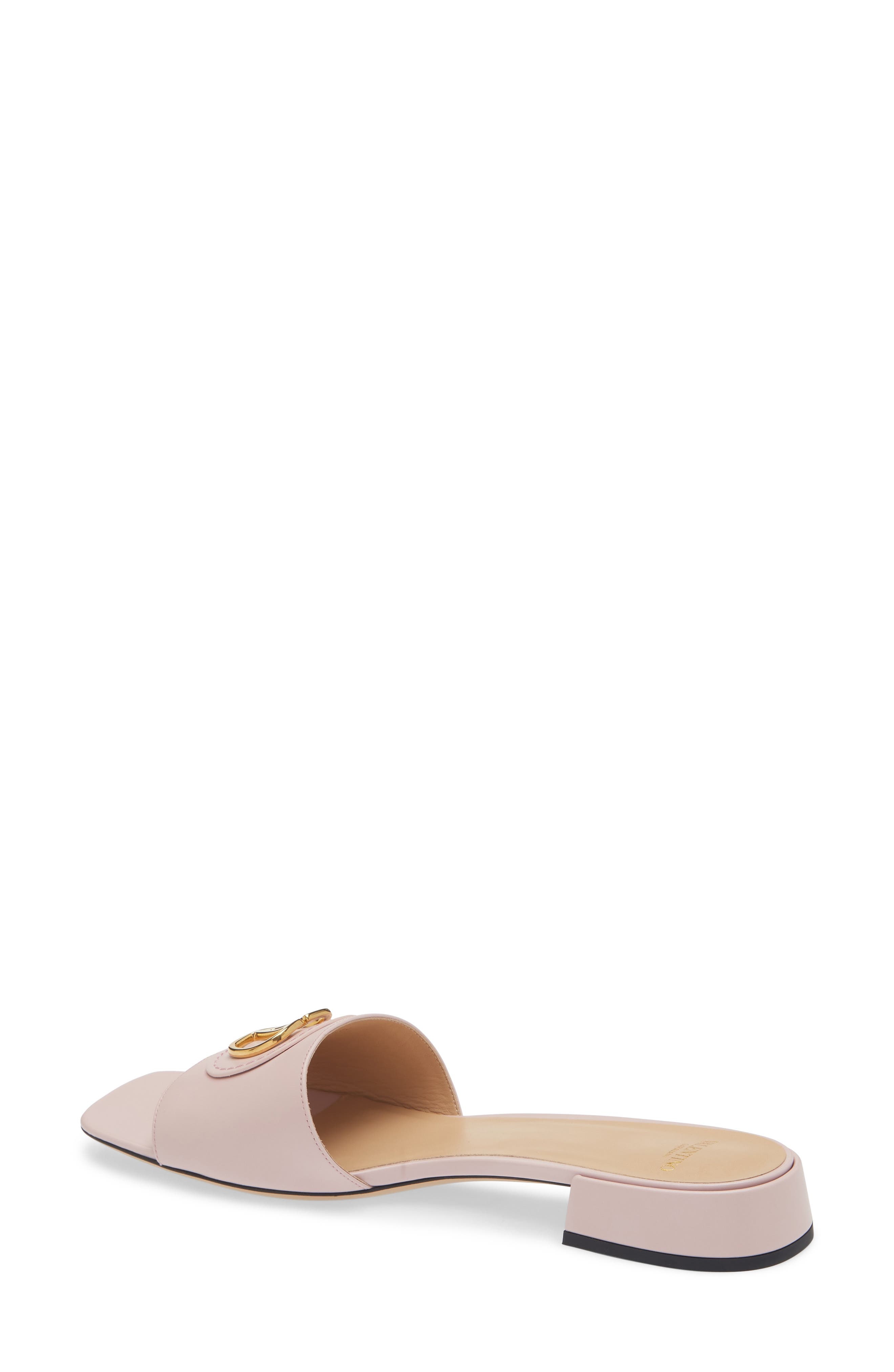 Valentino Garavani VLOGO Slide Sandal in Water Rose at Nordstrom - 2