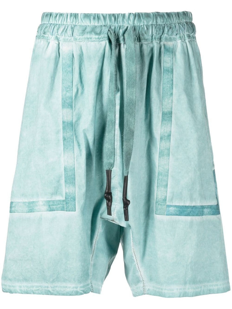 panelled drawstring shorts 1