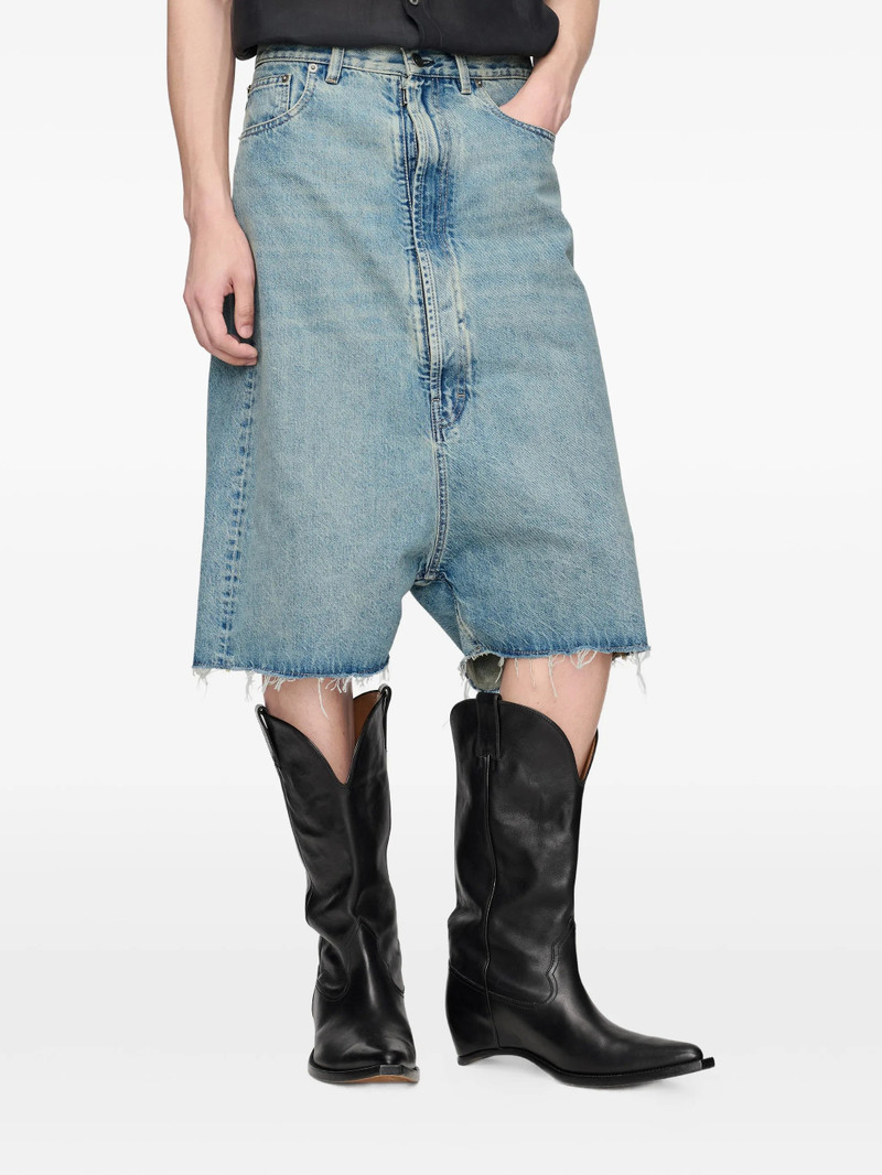 Maison Margiela Maison Margiela Dropped-rise Denim Shorts outlook
