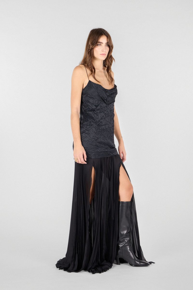 Long Snakeskin-Effect Dress 3